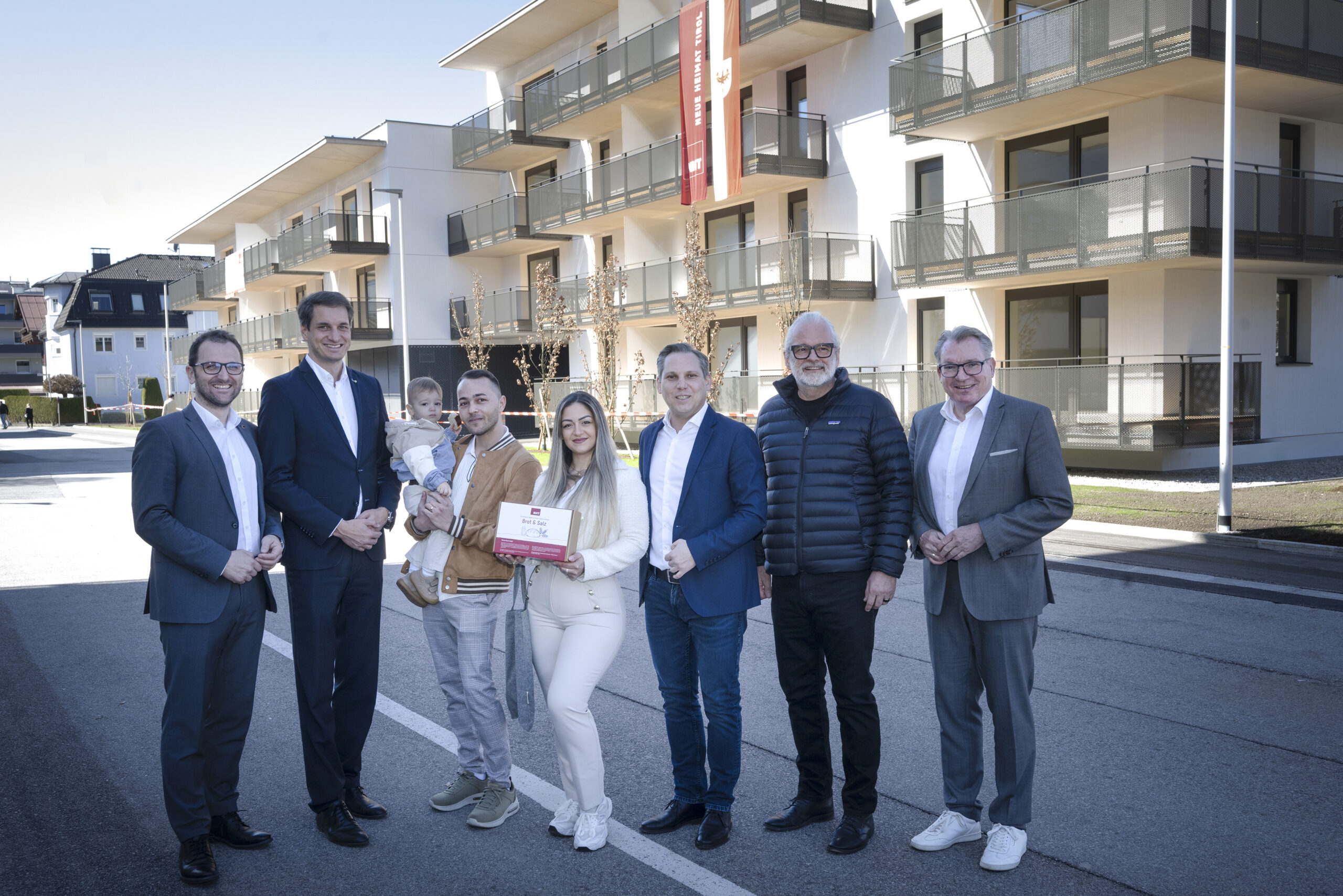 Schlüsselübergabe Wörgl Südtiroler Siedlung 3. BA WÖ29